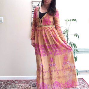 Sheer Beach Dress with built in bodysuit